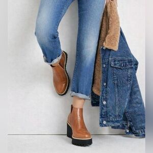 Anthropologie “All Black” Women's Brown Ankle Shooties New In Box.